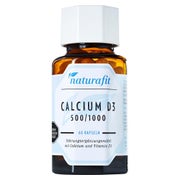 Naturafit Calcium D3 500/1.000 Kapseln 60 St