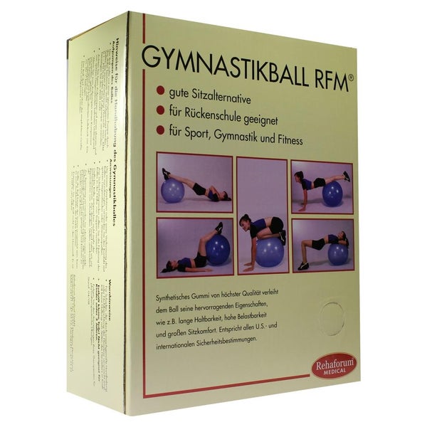 Gymnastikball Rehaforum 65 cm blau metal 1 St