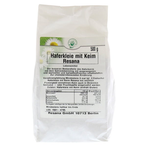Haferkleie mit Keim Resana 500 g