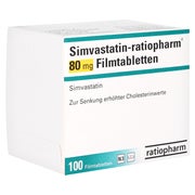 SIMVASTATIN-ratiopharm 80 mg Filmtabletten 100 St