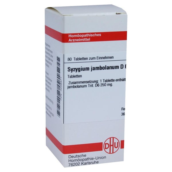 Syzygium Jambolanum D 6 Tabletten 80 St