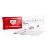 Notfallinfo-Kartenhülle für die Gesundheitskarte 1 St