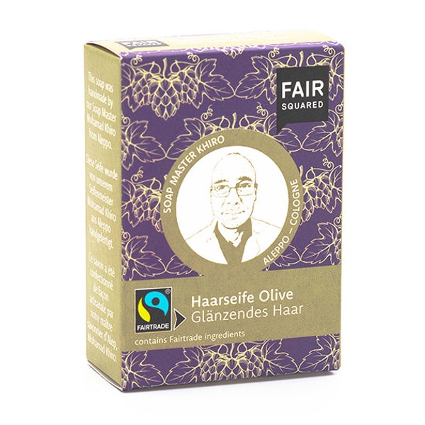 FAIR SQUARED Olive Hair Soap 2X80 g
