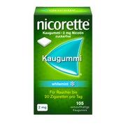 Produktabbildung: nicorette Kaugummi 2mg whitemint 105 St