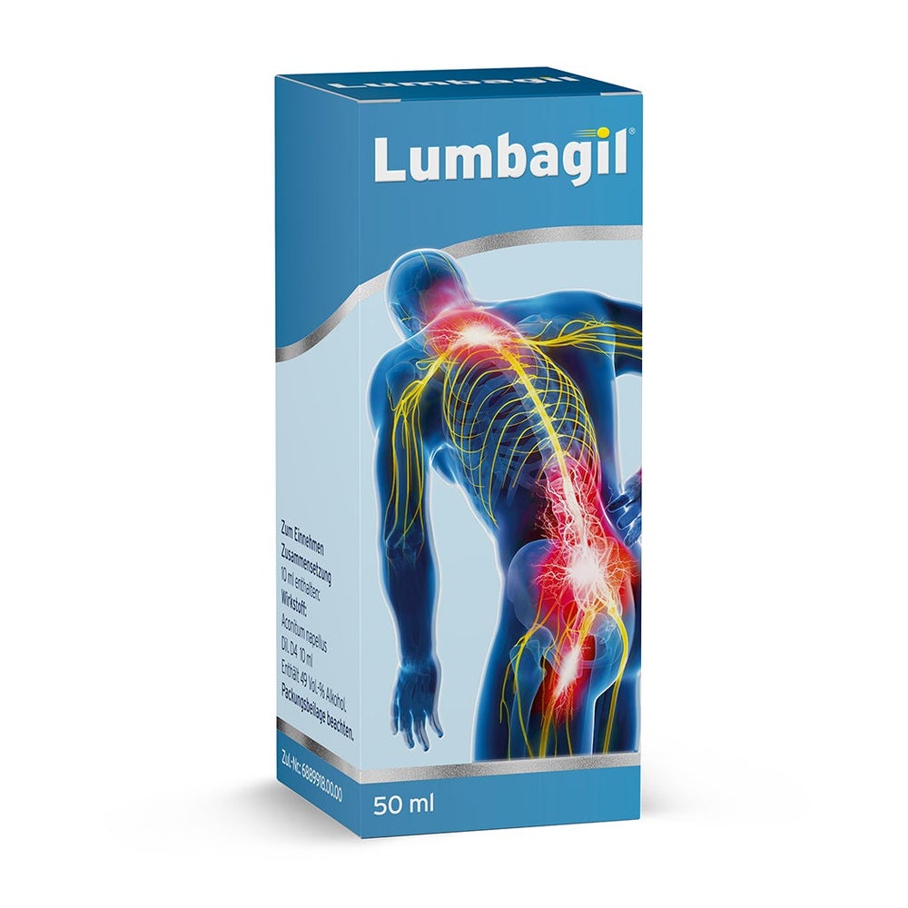 LUMBAGIL® Tropfen bei Nervenschmerzen und Ischias 50 ml