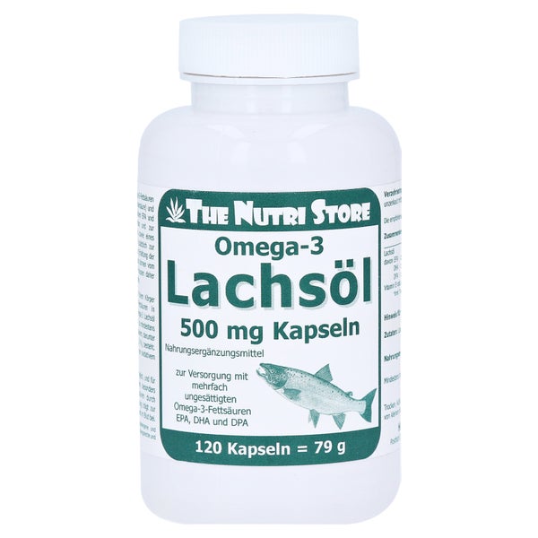 Lachsöl Kapseln 500 mg 120 St