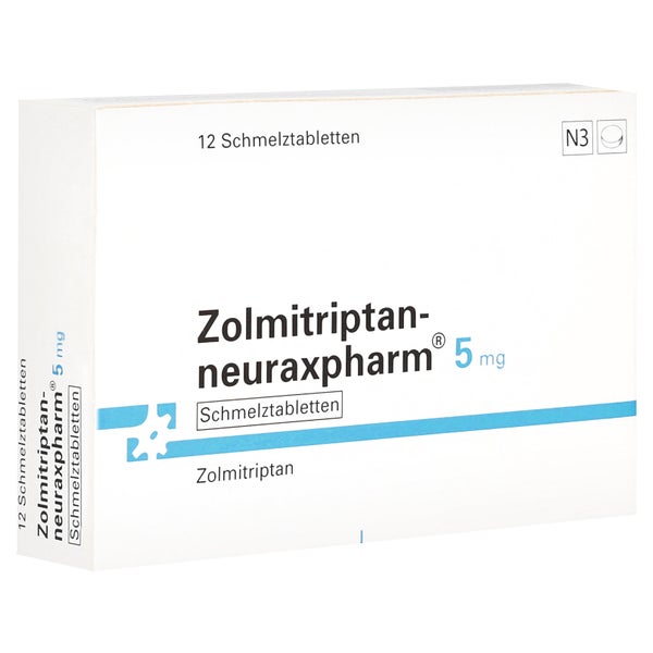 ZOLMITRIPTAN-neuraxpharm 5 mg Schmelztabletten 12 St