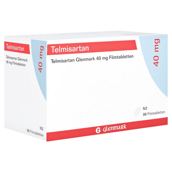 TELMISARTAN Glenmark 40 mg Filmtabletten 98 St