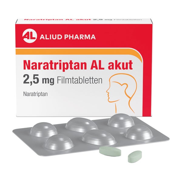 NARATRIPTAN AL akut 2,5 mg Filmtabletten 2 St