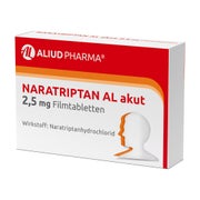 Produktabbildung: NARATRIPTAN AL akut 2,5 mg Filmtabletten 2 St