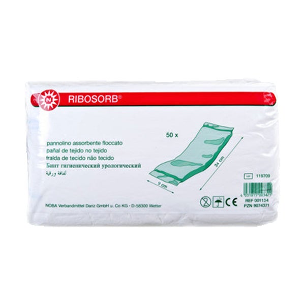 Noba Ribosorb® Vlieswindel 50 Stück - 11 x 37 cm 50 St