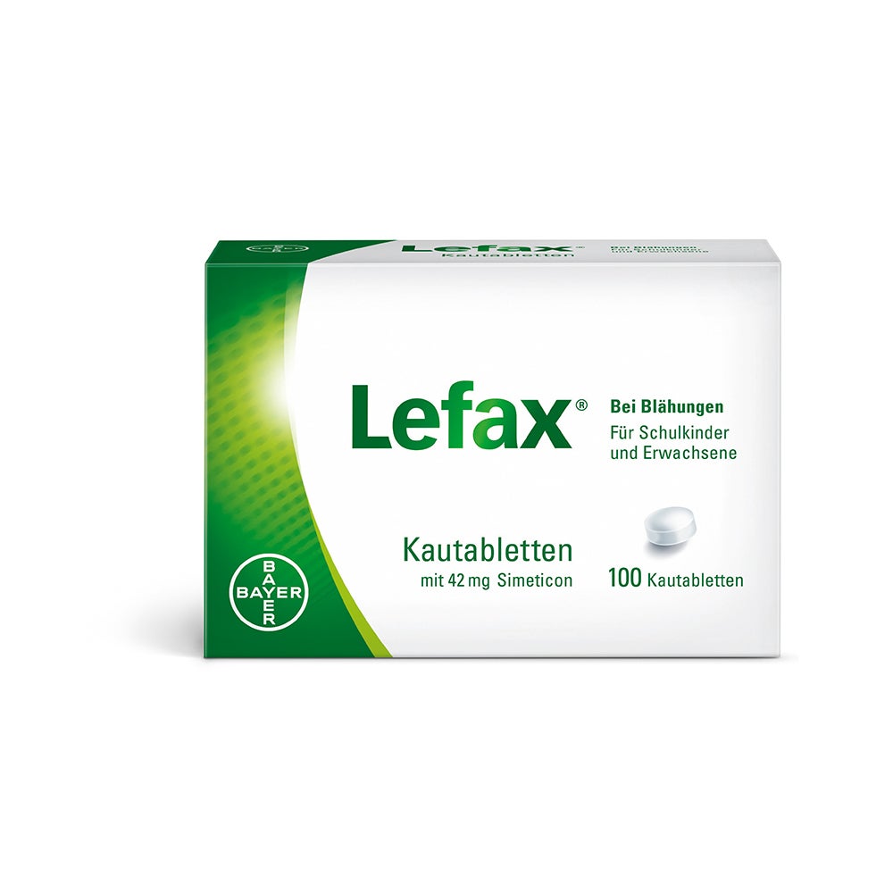 Lefax Kautabletten bei Blähungen für die ganze Familie