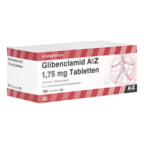 Glibenclamid AbZ 1,75 mg Tabletten 180 St