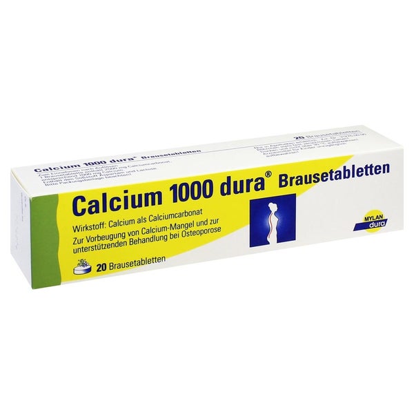 Calcium 1000 dura Brausetabletten 20 St