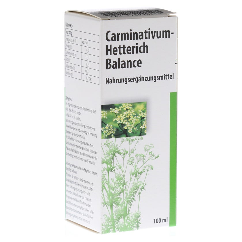 Carminativum Hetterich Balance Tropfen z 100 ml, 100 ml online  