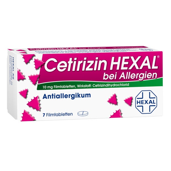 Cetirizin HEXAL Allergietabletten 7 St