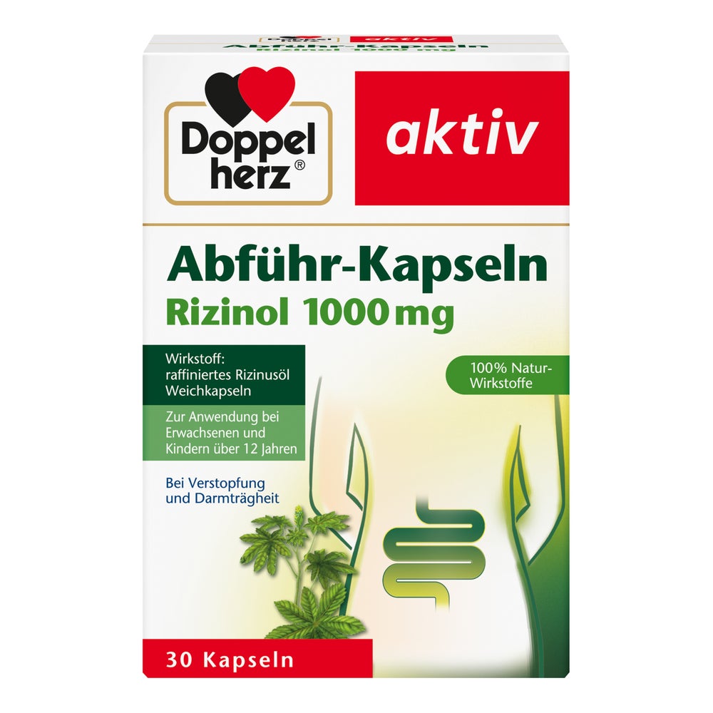 Doppelherz® aktiv Abführ-Kapseln Rizinol 1000 mg
