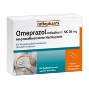 Produktabbildung: Omeprazol ratiopharm SK 20 mg 7 St
