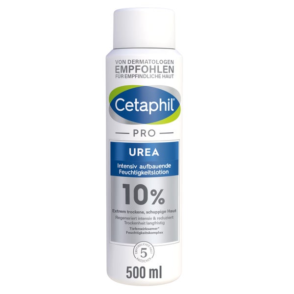 Cetaphil PRO Urea 10% Intensiv aufbauende Feuchtigkleitslotion 500 ml