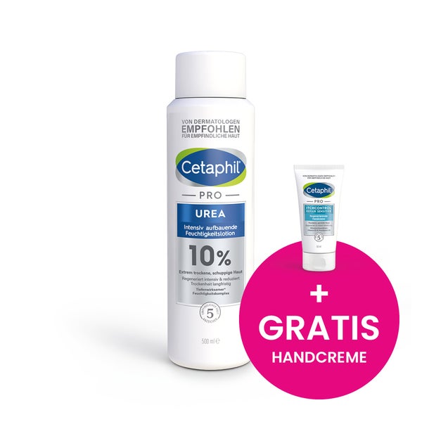 Cetaphil PRO Urea 10% Intensiv aufbauende Feuchtigkleitslotion 500 ml
