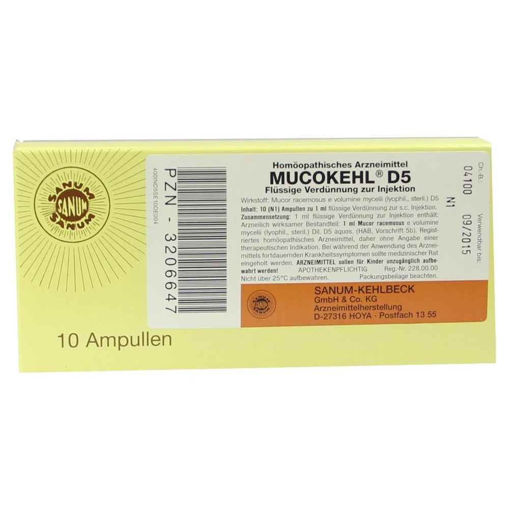 Mucokehl D 5 Ampullen 10X1 ml