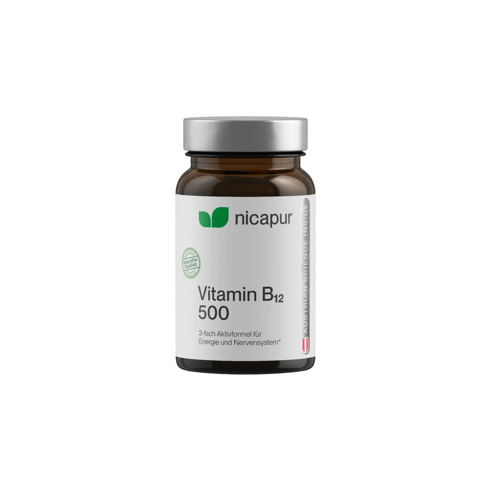 Nicapur Vitamin B12 500 Kapseln 60 St