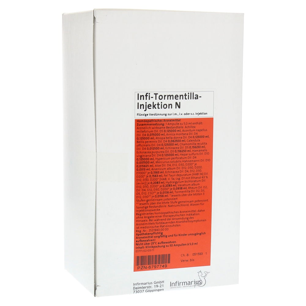 INFI Tormentilla Injektion N 50X5 ml