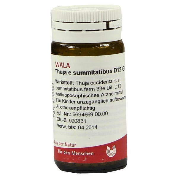 Thuja E Summitatibus D 12 Globuli 20 g