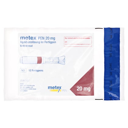 METEX PEN 20 mg (50mg/ml) Inj.-Lsg.i.e.Fertigpen 12 St mit E-Rezept ...