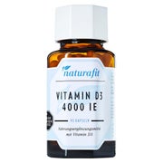 Produktabbildung: Naturafit Vitamin D3 4.000 I.E. Kapseln 90 St