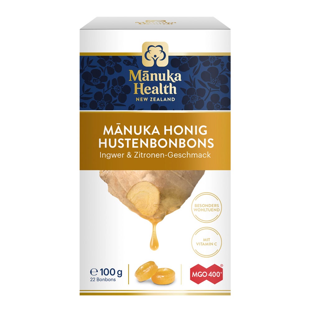 Manuka Honig Hustenbonbons Ingwer-Zitrone 100 g