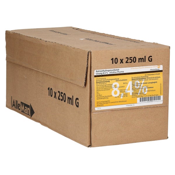 Natriumhydrogencarbonat 8,4% Infusionsls 10X250 ml