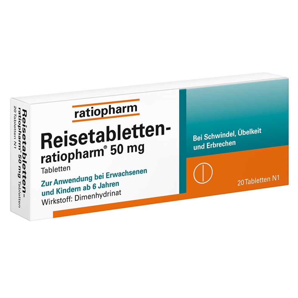 Reisetabletten ratiopharm 50 mg