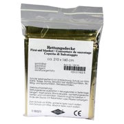 Rettungsdecke KFZ 160x210 cm gold/silber 1 St