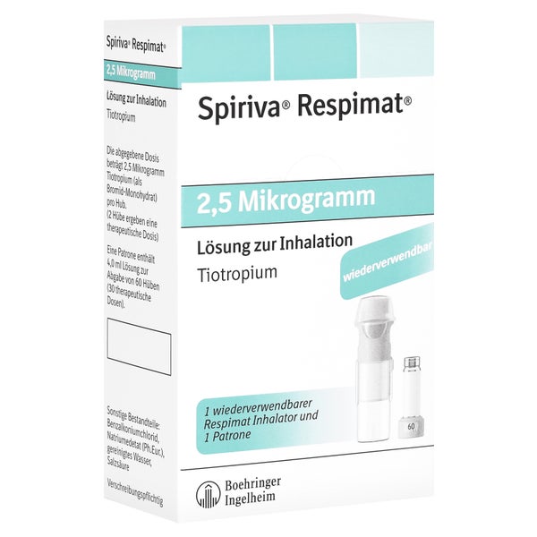 SPIRIVA Respimat 2,5 µg Lsg.z.Inh.wiederverwendbar 1X4,0 ml