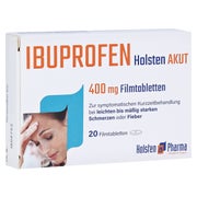 Produktabbildung: Ibuprofen Holsten akut 400mg Filmtabletten 20 St