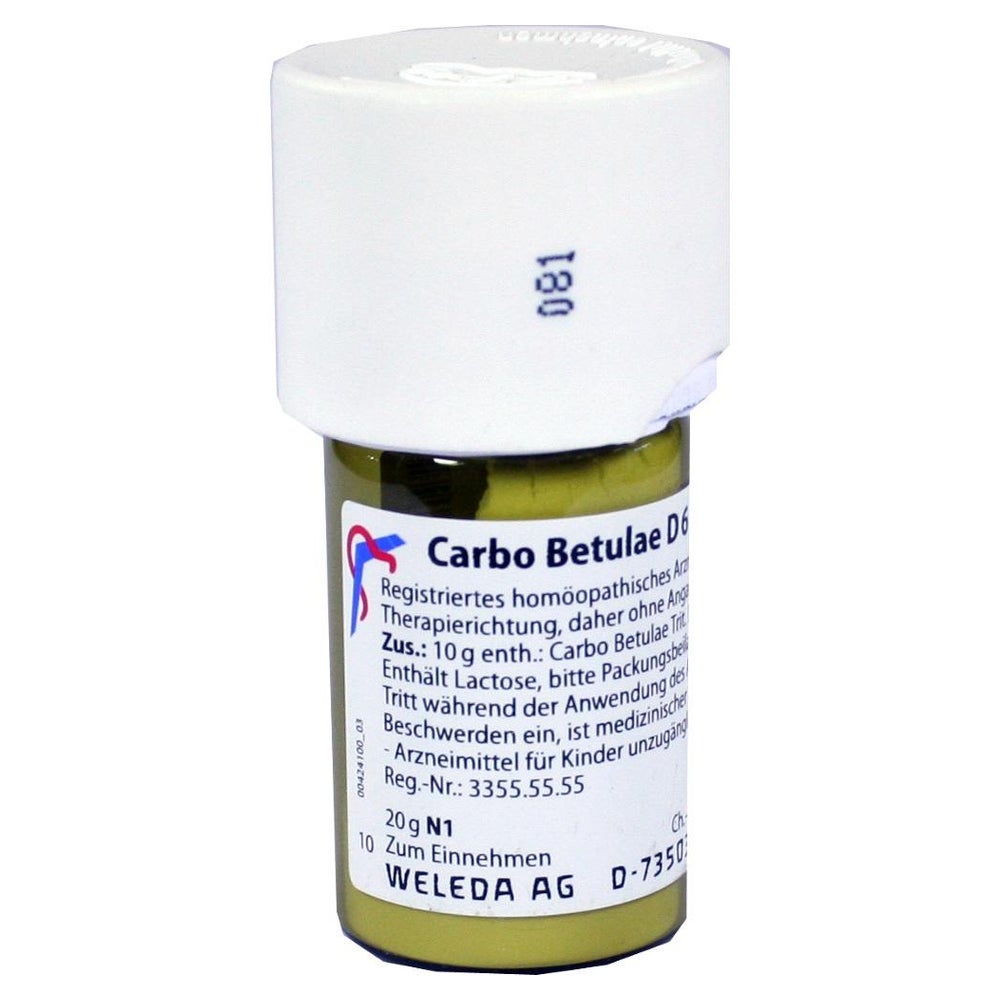 Carbo Betulae D 6 Trituration 20 g