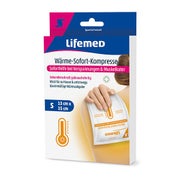 Produktabbildung: Lifemed Wärme-Sofort-Kompresse 15 cm x 13 cm weiß Größe S 1 St