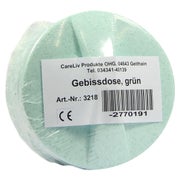 Gebissdose mit Einsatz u.Deckel grün 1 St