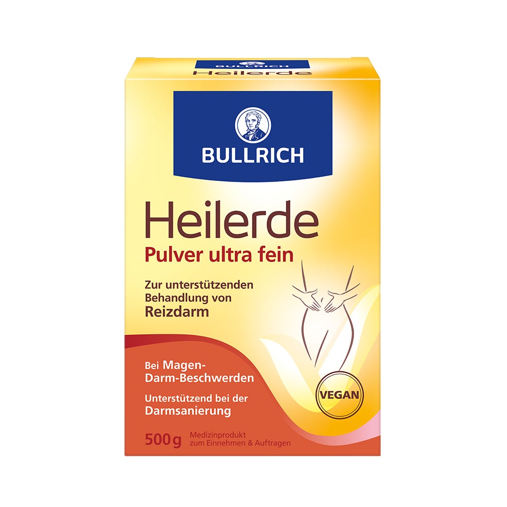 Bullrich Heilerde Plv.z.einnehmen u.Auft 500 g