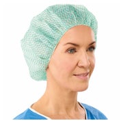 Lohmann & Rauscher Sentinex Soft Baretthaube, grün, für langes und kurzes Haar 100 St