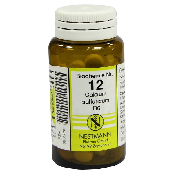Biochemie 12 Calcium sulfuricum D 6 Tabl 100 St