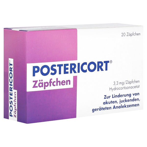 Postericort Zäpfchen 20 St