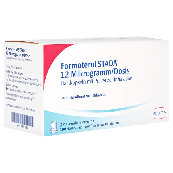 FORMOTEROL STADA 12 Mikrogramm/Dos.Hkp.m.Plv.z.In. 3X60 St