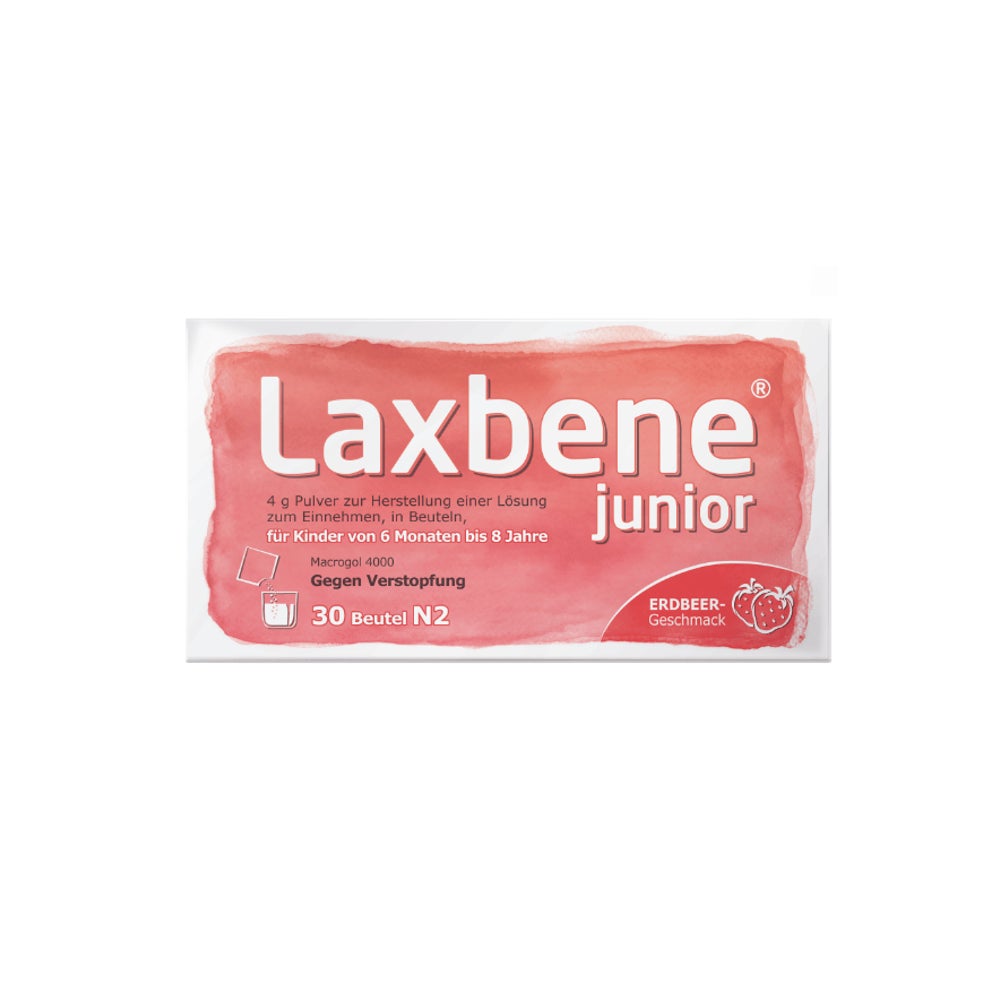 Laxbene Junior Pulver Erdbeere 30X4 g