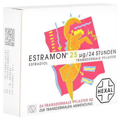ESTRAMON 25 µg/24 Stunden transdermale Pflaster 24 St, 24 St online