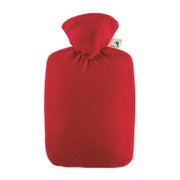 HUGO FROSCH Wärmflasche Klassik Fleecebezug 1,8 l rot 1 St