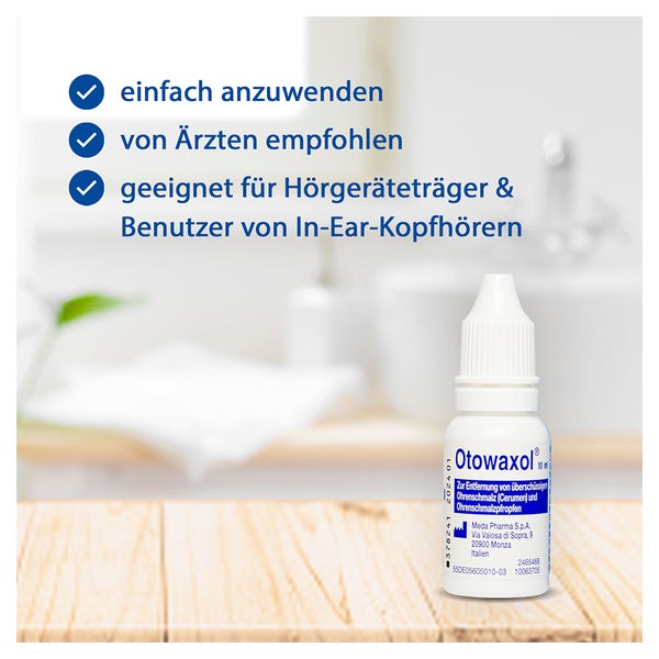 Otowaxol Sine 10 Ml 10 Ml Online Kaufen DocMorris