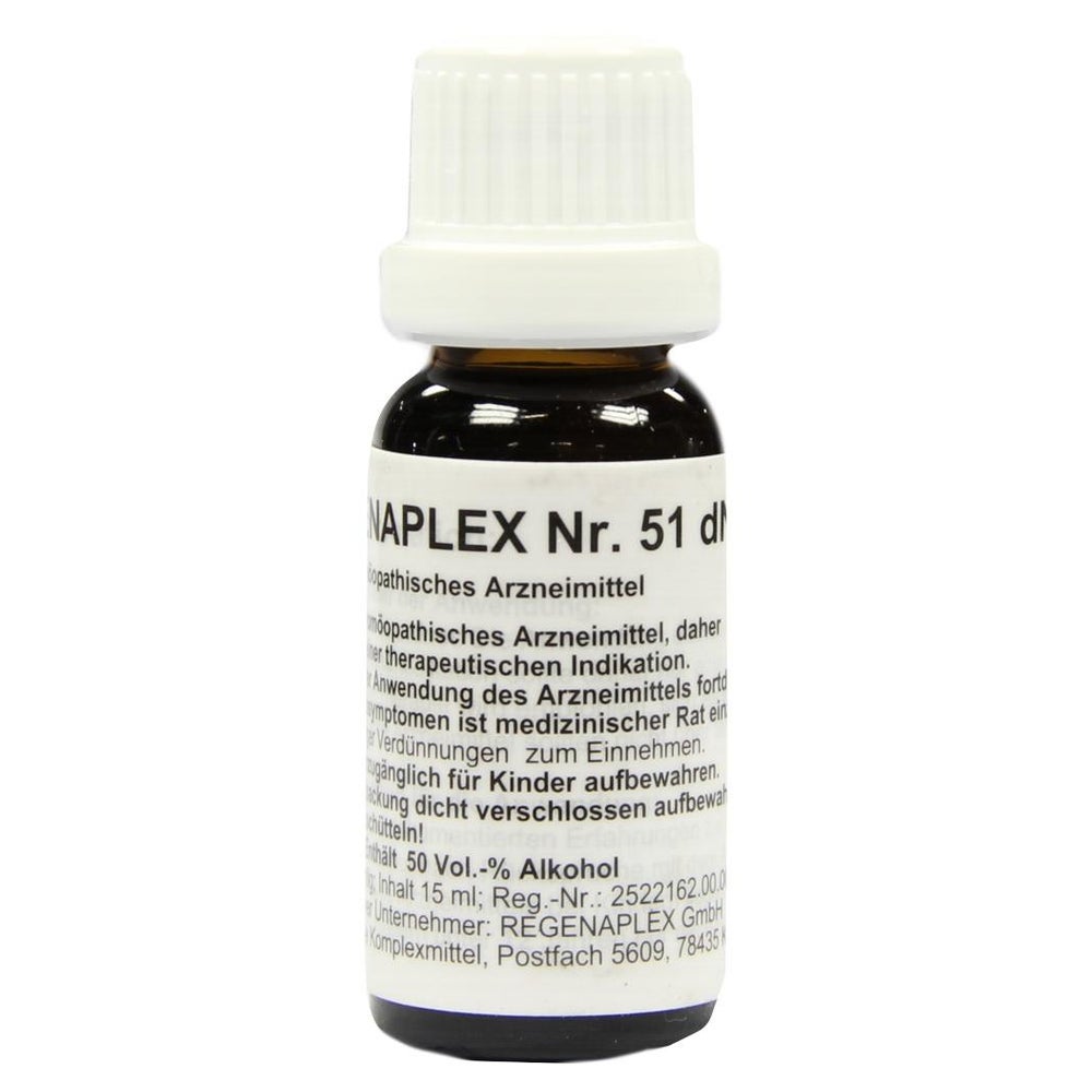 Regenaplex Nr.51 dN Tropfen zum Einnehme 15 ml