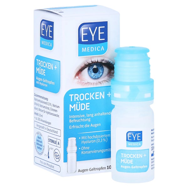 EyeMedica Trocken + Müde | Hyaluron Augentropfen | 10 ml 1 St